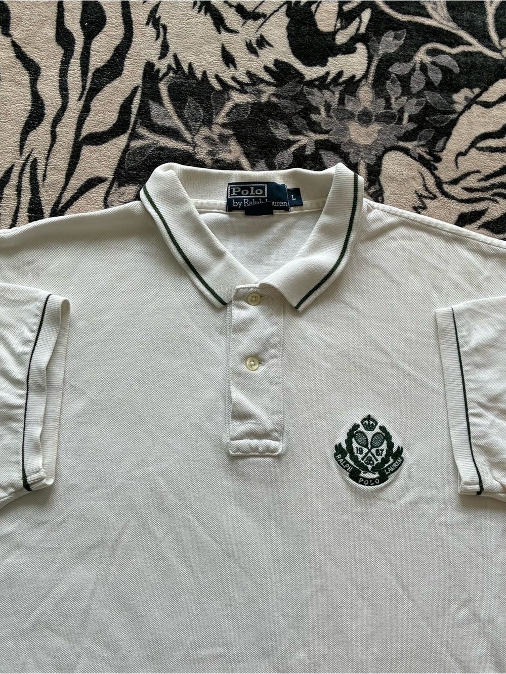 014 - Polo Ralph Lauren Racket Embroidery Polo T Shirt